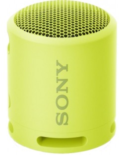 Φορητό ηχείο Sony - SRS-XB13, αδιάβροχο, κίτρινο