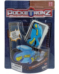 Παιδικό παιχνίδι τσέπης PockeTronz - Μηχανή, μπλε