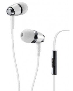 Ακουστικά με μικρόφωνο AQL - POP, λευκά