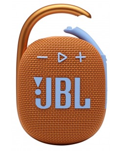 Φρητό ηχείο JBL - Clip 4, πορτοκαλί