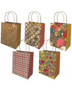 Τσάντα δώρου Mitama - 32 x 25,6 x 12,5 cm, με κάρτα, ποικιλία