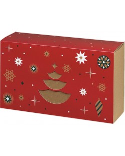 Κουτί δώρου Giftpack Bonnes Fêtes - Έλατο, 31.5 cm