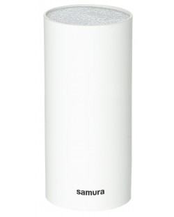 Βάση για μαχαίρια Samura - 22.5 x 11.5 cm, γέμιση σιλικόνης, λευκό