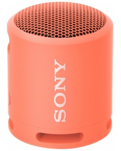 Φορητό ηχείο Sony - SRS-XB13, αδιάβροχο, πορτοκαλί