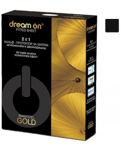 Προστατευτικό στρώματος Dream On - Smartcel Gold, μαύρο