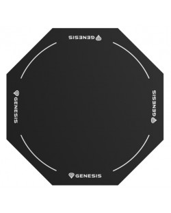 Προστατευτικό δαπέδου Genesis - Tellur 400 Octagon Logo, μαύρο
