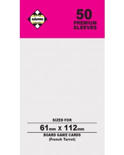 Προστατευτικά καρτών Kaissa Premium Sleeves 61 x 112 mm (French Tarot) -50 τεμ.