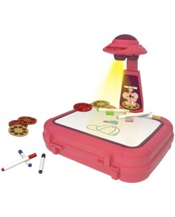 Προβολέας με πίνακα σχεδίασης σε βαλίτσα Ocie - Koala Diary, ροζ