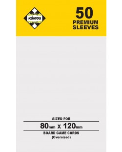 Προστατευτικά καρτών Kaissa Premium Sleeves 80 x 120 mm (Oversized)  -50 τεμ.