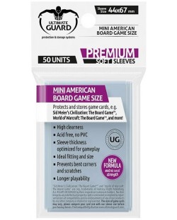 Προστατευτικά καρτών Ultimate Guard Premium Sleeves Mini American (50 τεμ.)