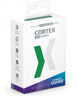 Προστατευτικά καρτών Ultimate Guard Cortex Sleeves Standard Size,πράσινο (100 τεμ.)