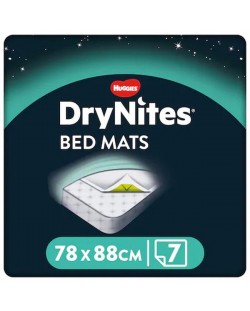 Προστατευτικά κρεβατιού Huggies Drynites - 78 х 88 cm, 7 τεμάχια