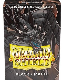 Προστατευτικά καρτών Dragon Shield Sleeves - Small Matte Black(60 τεμ.)