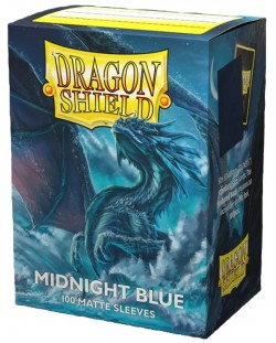 Προστατευτικά καρτών Dragon Shield Sleeves - Matte Midnight Blue (100 τεμ.)