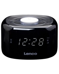 Ηχείο ραδιοφώνου ρολόι Lenco - CR-12BK, μαύρο