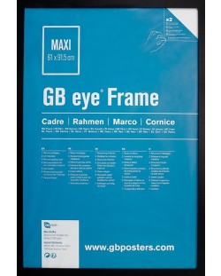 Κορνίζα αφίσας GB eye - 61 х 91.5 cm, μαύρη