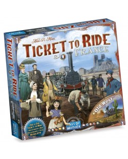 Επέκταση επιτραπέζιου παιχνιδιού Ticket to Ride - France & Old West