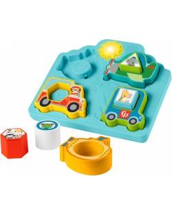 Παιδικό παζλ Fisher Price - Shapes & Sounds Vehicle