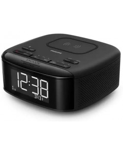 Ραδιοφωνικό ηχείο με ρολόι Philips - TAR7705/10, μαύρο