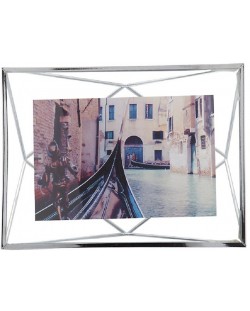 Κορνίζα φωτογραφιών Umbra - Prisma, 17.8 x 22.9 x 7.6 cm, χρώμιο