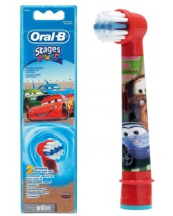 Ανταλλακτικές κεφαλές Oral-B - EB10 Kids Disney Cars, 2 τεμάχια
