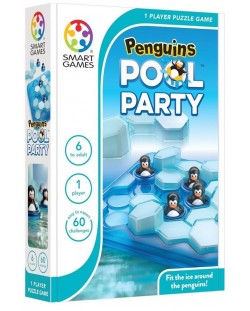 Παιδικό παιχνίδι λογικής Smart Games Compact - Πιγκουίνοι δίπλα στην πισίνα
