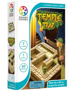Παιδικό παιχνίδι λογικής Smart Games Compact - Βγείτε από τον λαβύρινθο του ναού