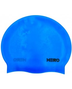 Σκουφάκι κολύμβησης HERO - Silicone Swimming Helmet, γαλάζιο