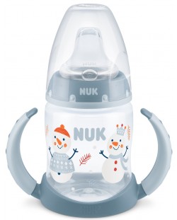 Μπιμπερό για χυμό Nuk First Choice - Snow, 150 ml, γκρί