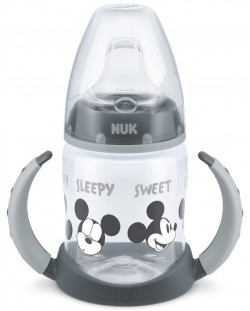 Κύπελλο Nuk - Mickey, TC, με ακροφύσιο χυμού,150 ml, grey
