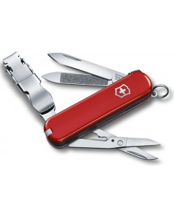 Ελβετικό σουγιά τσέπης Victorinox -Nail Clip, 8 λειτουργιών, κόκκινο