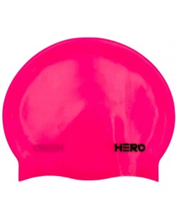 Σκουφάκι κολύμβησης HERO - Silicone Swimming Helmet, ανοιχτό ροζ