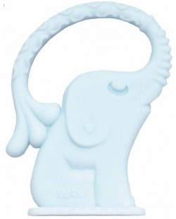 Μασητικό Οδοντοφυΐας σιλικόνης  Wee Baby - Zoo, ελέφαντας, μπλε