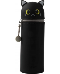 Κασετίνα σιλικόνης I-Total - μαύρη γάτα