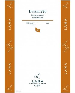 Βιβλίο σκίτσων με σπιράλ Lana Dessin - A3, 30 φύλλα