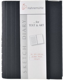 Βιβλίο σκίτσων Hahnemuhle - Text & Art, А6, 60 φύλλα