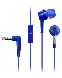 Ακουστικά με μικρόφωνο Panasonic RP-TCM115E-A - μπλε
