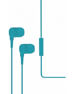 Ακουστικά με μικρόφωνο ttec - J10, τουρκουάζ