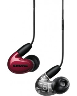 Ακουστικά με μικρόφωνο Shure - Aonic 5, κόκκινα