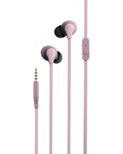 Ακουστικά με μικρόφωνο Boompods - Sportline, ροζ