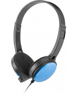 Ακουστικά με μικρόφωνο uGo - USL-1221, μαύρο/μπλε