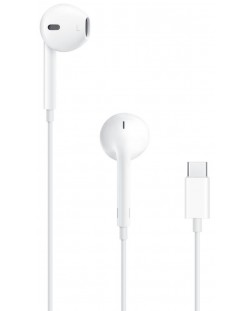 Ακουστικά με μικρόφωνο  Apple - EarPods USB-C, λευκά 