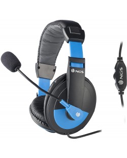 Ακουστικά με μικρόφωνο NGS - MSX9 PRO, μπλε