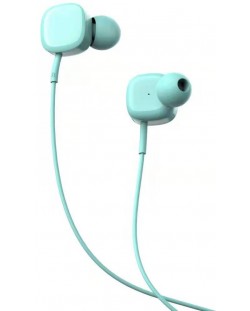 Ακουστικό με μικρόφωνο Tellur - Sigma, μπλε