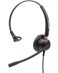Ακουστικά με μικρόφωνο Tellur - Voice 510N Mono, μαύρα