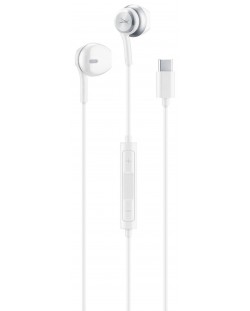 Ακουστικά με μικρόφωνο Cellularline - Altec Lansing USB-C, λευκό