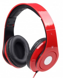 Ακουστικά με Μικρόφωνο  Gembird - MHS-DTW-R, Κόκκινο/Μαύρο