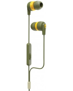 Ακουστικά με μικρόφωνο Skullcandy - INKD + W/MIC 1, moss/olive