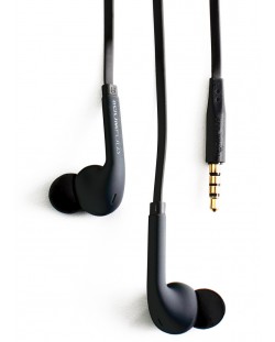 Ακουστικά με μικρόφωνο Boompods - Bassline, μαύρα