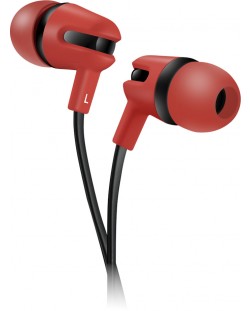 Ακουστικά με μικρόφωνο Canyon - SEP-4, κόκκινα
